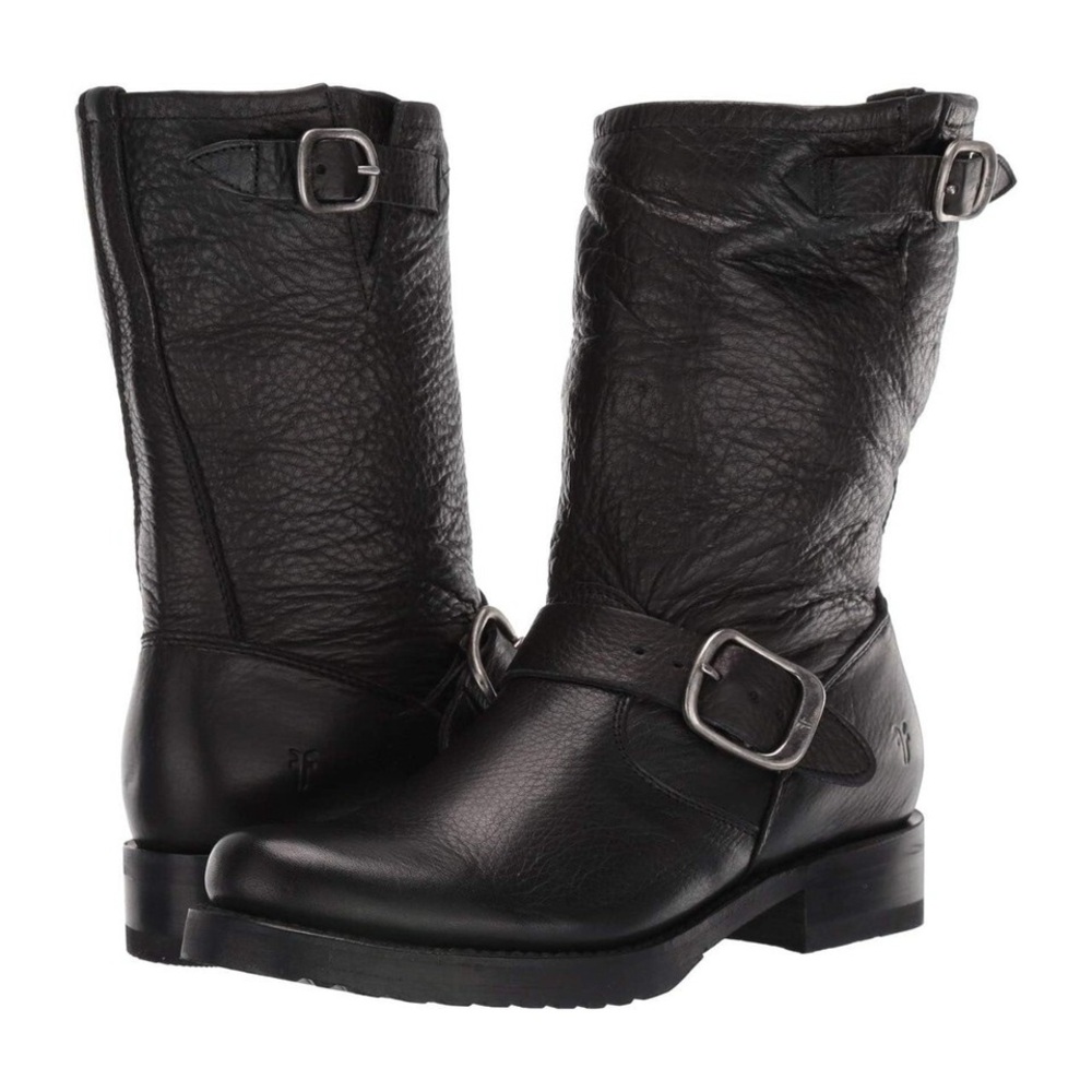 FRYE Veronica short boots black leather 9.5